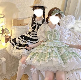 /新発/数量限定/Lolita系 三段式/スカート　日常　写真　舞台　変装/ロリータ トップス 萌え レディース ゴスロリ ロリータファッション　変装　トップス 吊りスカート ワンピース　花嫁洋服 ウエディングドレス