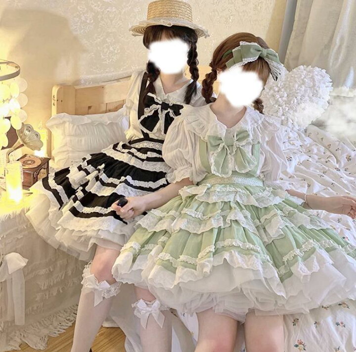 楽天市場】/新発/数量限定/Lolita系 三段式/スカート 日常 写真 舞台  