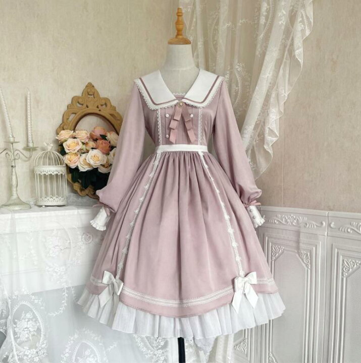 楽天市場】新発/数量限定/Lolita系/長袖/opワンピース jsk 日常 写真 