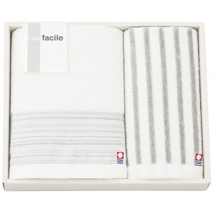 【送料無料・包装無料・のし無料】ファシール 今治フェイス・ウォッシュタオルセット FCL-200N(A4)