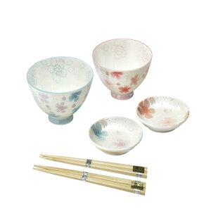 【送料無料・包装無料・のし無料】煌 取皿付夫婦茶碗 KM-054(A5)