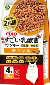 CIAO すごい乳酸菌クランキー チキン味 760g(190g×4袋)