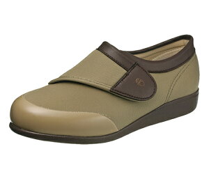 リハビリシューズ 介護靴 快歩主義 L049 オリーブ 25.0cm KS22182 4963507399342