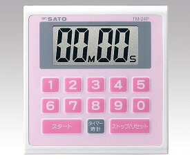 防滴タイマー(ピンク)TM-24(P) タイマーと時計表示の切り替えが可能　4974425170326