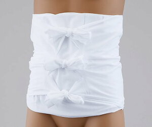 アズワン 術後腹帯 330×1400mm 4560111724647 お腹のカーブに合わせてしっかりと固定