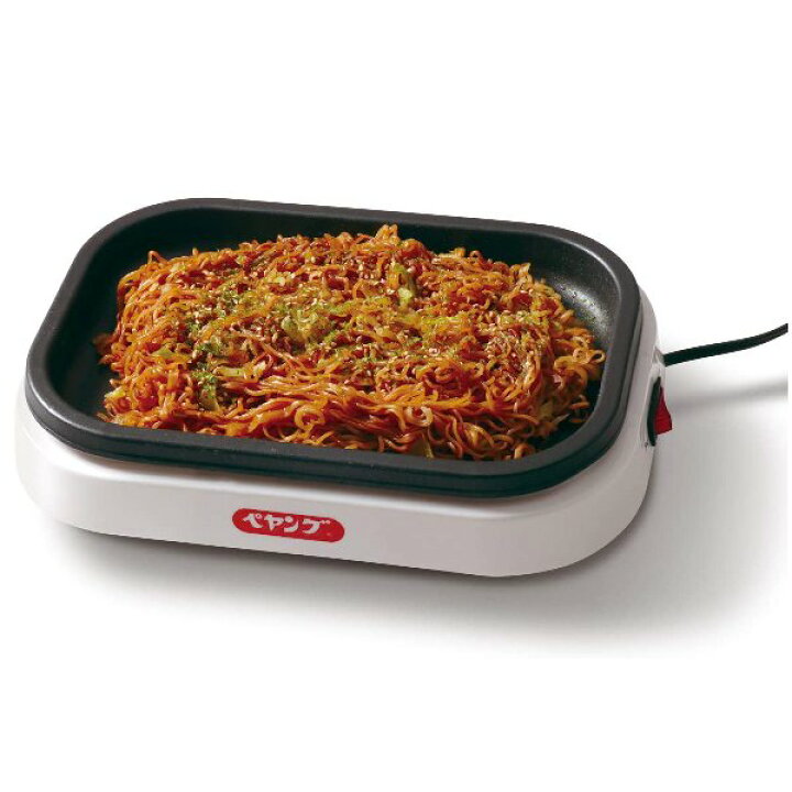楽天市場 ライソン 焼きペヤングメーカー Lithon Kdeg 001w ペヤングソースやきそば専用ホットプレート ペヤングのアレンジレシピ アレンジペヤング トキワカメラ