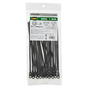 OHM �I�[���d�@�@�N�����v�^�C �ό� 200mm 30�{�� ���@LT-C200W30BK�@�����o���h �����x���g