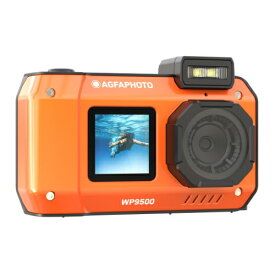AGFAPHOTO アグファ デジタルカメラ 防水 防塵 WP9500OG オレンジ　アウトドア　水中カメラ