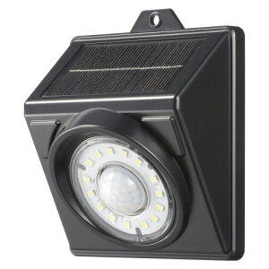 OHM�d�@ �Z���T�[�E�H�[�����C�g �l���Z���T�[ 800lm �\�[���[���d IP65 LT-SSL80DW4