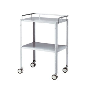 ナビス(アズワン) カラフルステンワゴン(フック付き) ラージ シルバー(塗装無)  CSWL-2SF 4589638294013