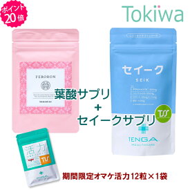 ＼マラソン限定クーポン配布中／【TENGAヘルスケアP20倍キャンペーン】男女妊活セット セイークサプリメント フェロロン 葉酸 TENGAヘルスケア テンガ イムダイン 送料無料 【TT】