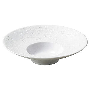 グラヴェール ロシェ 23cmブロードリムボウル リムビスク 約23.3cm 白系 洋食器 丸型プレート 15cm〜25cm 日本製 業務用 ホテル&レストラン おしゃれ プレート 皿 かわいい 丸皿 ケーキ皿 取り皿