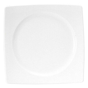 プラージュ 23cmスクエアープレート 約23.2cm 白系 洋食器 角型プレート 15cm〜25cm 日本製 業務用 ホテル&レストラン おしゃれ プレート 皿 かわいい 四角 ケーキ皿 取り皿 中皿 54-13800063