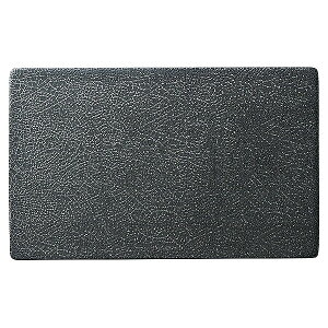 墨縅 24cm平長角皿 約24.3cm 黒系 和食器 長角皿 日本製 業務用 ホテル&レストラン おしゃれ プレート モダン 和風 スタイリッシュ シック 54-19039038