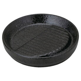 減塩皿 10cm減塩皿 黒耀 約10.2cm 黒系 和食器 小皿 日本製 業務用 28-485-598-o/63-10-205-9