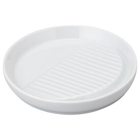 減塩皿 14cm減塩皿 白 約14cm 白系 和食器 小皿 日本製 業務用 28-485-518-o/63-10-205-1