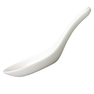 スプーン&レンゲ 中サジ 約13.7cm 白系 中華食器・アジアン食器 レンゲ 磁器 ラーメン スプーン 日本製 業務用 rs/ 63-11-242-14