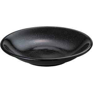 ユーラシア 黒御影 24cm深皿 約24.1cm 黒系 中華食器・アジアン食器 つけ麺用皿 日本製 業務用 rs/28-449-158-tu/ 63-11-53-9