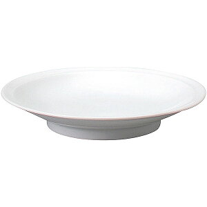 白中華 リム高台20cm皿 約19.8cm 白系 中華食器・アジアン食器 チャーハン皿 日本製 業務用 炒飯皿 シューマイ皿 rs/ 63-11-194-12