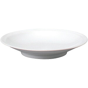 白中華 リム高台22cm皿 約21.8cm 白系 中華食器・アジアン食器 チャーハン皿 日本製 業務用 炒飯皿 シューマイ皿 rs/ 63-11-194-11