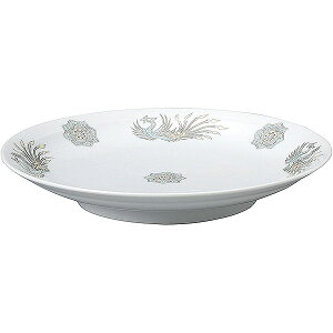 北京 イングレーズ リム高台28cm皿 約28cm 白系 中華食器・アジアン食器 チャーハン皿 日本製 業務用 炒飯皿 シューマイ皿 rs/ 63-11-226-1