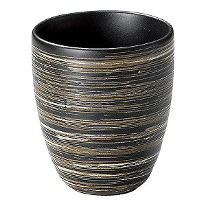 雪の舞 リップル湯呑 約195cc 黒系 和食器 湯呑 日本製 業務用 湯呑み 湯のみ ゆのみ 湯飲み 安い 大量購入 おしゃれ カフェ風 シンプル 和風 おしゃれ 和モダン 和カフェ 居酒屋 料亭 割烹 65-53