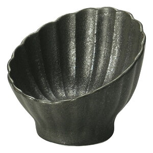 かすみ 黒 7cm斜め小鉢 約7.4cm 黒系 和食器 小鉢 日本製 業務用 おしゃれ 和風 和モダン シック 65-56130092