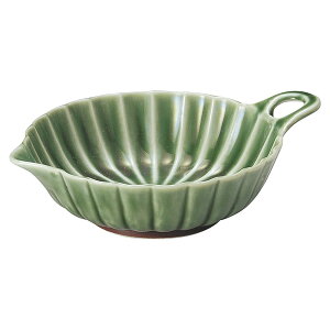 かすみ 緑 13cm手付小鉢 約13.4cm 緑系 和食器 小鉢 日本製 業務用 おしゃれ 和風 和モダン シック 65-56171094