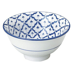 チェンマイ 4.0スープ碗 約11.6cm 青系 中華食器・アジアン食器 スープ碗 日本製 美濃焼 業務用 65-50007063