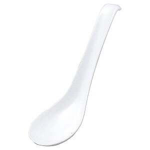 白 スープスプーン 大 約20.4cm 白系 中華食器・アジアン食器 レンゲ 磁器 日本製 美濃焼 業務用 65-50100092