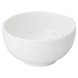 新粉引 石目5.0丼 約15cm 白系 和食器 多用丼 日本製 美濃焼 業務用 丼ぶり 丼 どんぶり 小さめ うどん 蕎麦 ミニ丼 モダン おしゃれ 和風 65-51520034