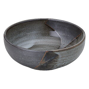 山がすみ 石目5.5ボウル 約16.8cm 黒系 和食器 ボール 日本製 美濃焼 業務用 鉢 小鉢 ボウル サラダボウル 取り鉢 鍋取り鉢 とんすい シリアルボウル ヨーグルトボウル カフェ風 モダン おしゃ