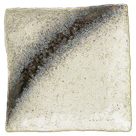 銀河 石目6.0正角皿 約17.2cm 白系 和食器 角中皿 日本製 美濃焼 業務用 四角皿 65-51624063