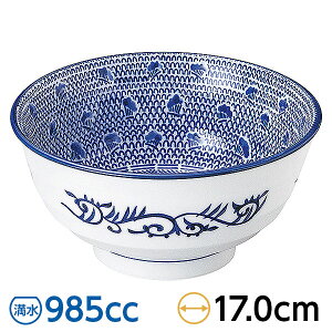 タイスキ 深口5.5丼 約17cm 青系 和食器 多用丼 日本製 美濃焼 業務用 丼ぶり 丼 どんぶり 小さめ うどん 蕎麦 ミニ丼 モダン おしゃれ 和風 28-670-108-ho/65-52708036