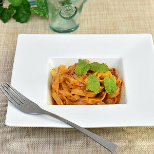 グルメスタイル 白磁プリムボールL 約22.6cm 白系 洋食器 角型ボール 15cm〜25cm 日本製 美濃焼 業務用 g-2345-09-sp02