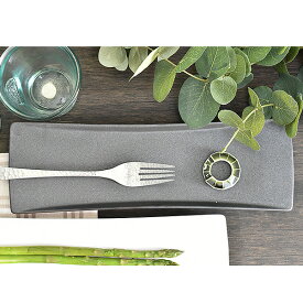 グルメスタイル 黒マット31cm長角プレート 約30.5cm 黒系 和食器 長角大皿 日本製 美濃焼 業務用 g-2345-16-sp02