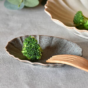 グルメスタイル ロータス12cmオーバルプレート グレー 約12cm グレー系 洋食器 変形プレート 15cm以下 日本製 美濃焼 業務用 ichi-0012-sp02