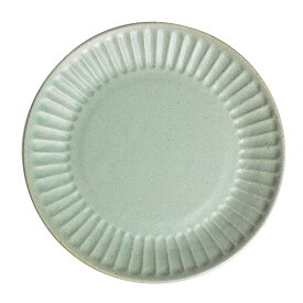 グルメスタイル 黒陶ヒワシノギ15cm丸皿 約15cm 緑系 和食器 丸中皿 日本製 業務用 g-2220-15-sp02