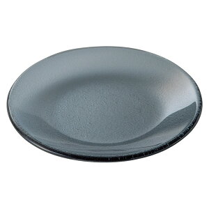 シーニュ スモーク 14.5cmプレート 約14.5cm 洋食器 ガラス製プレート トルコ製 業務用 皿 ケーキ皿 ビュッフェプレート レストラン ホテル&レストラン おしゃれ 54-g2530008