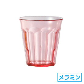 エレガントタンブラー270 チェリー グラス 約8cm ピンク系 樹脂製タンブラー・コップ・ピッチャー メラミン 食洗機対応 スタッキング コップ 日本製 業務用 90-H-68-44
