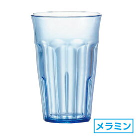 エレガントタンブラー375 マリン グラス 約8cm 樹脂製タンブラー・コップ・ピッチャー メラミン 食洗機対応 スタッキング コップ 日本製 業務用 90-H-68-47