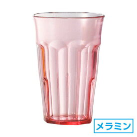 エレガントタンブラー375 チェリー グラス 約8cm 樹脂製タンブラー・コップ・ピッチャー メラミン 食洗機対応 スタッキング コップ 日本製 業務用 90-H-68-49