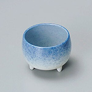 豆鉢 吹墨丸三ツ足珍味 小 約5cm 白系 和食器 珍味 日本製 美濃焼 業務用 小鉢 ミニ鉢 28-087-018-ka