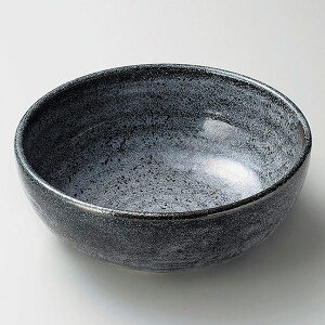 雫石 7.0ボール 約21.5cm 黒系 和食器 ボール 日本製 美濃焼 業務用 鉢 小鉢 ボウル サラダボウル 取り鉢 鍋取り鉢 とんすい カフェ風 モダン おしゃれ 28-268-218-ka