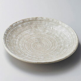 草月24cm皿 約24.2cm 和食器 丸中皿 日本製 業務用 28-208-258-i