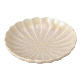 菊華4.0皿（桃） 約13.5cm 和食器 フルーツ皿・銘々皿・取皿 日本製 美濃焼 業務用 取り皿 プレート 中皿 和皿 デザート皿 和風カフェ 旅館 29-222-129-ta
