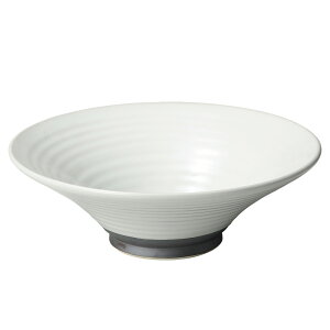白うのふ 反高台10.0尺鉢 約31.5cm 白系 和食器 大鉢 日本製 美濃焼 業務用 大鉢 煮物 サラダボウル 丼 丼ぶり どんぶり 麺鉢 うどん鉢 大きな鉢 おしゃれ 28-245-088-yu