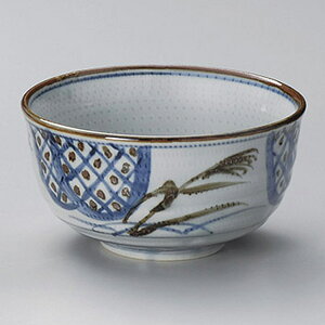 間取ススキ5.5腰張丼 約17cm 青系 和食器 多用丼 日本製 美濃焼 業務用 丼ぶり 丼 どんぶり 小さめ うどん 蕎麦 ミニ丼 モダン おしゃれ 和風 小丼 飯丼 28-334-118-o