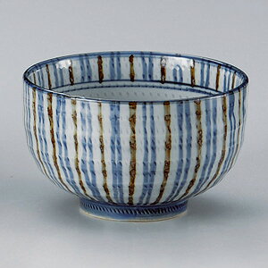 二色十草5.0丼 約15.5cm 青系 和食器 多用丼 日本製 美濃焼 業務用 丼ぶり 丼 どんぶり 小さめ うどん 蕎麦 ミニ丼 モダン おしゃれ 和風 小丼 飯丼 28-341-258-o