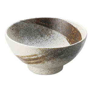 志野サビ刷毛5.8麺丼 約18cm 青系 和食器 多用丼 日本製 美濃焼 業務用 丼ぶり 丼 どんぶり 小さめ うどん 蕎麦 ミニ丼 モダン おしゃれ 和風 小丼 飯丼 28-326-298-ha